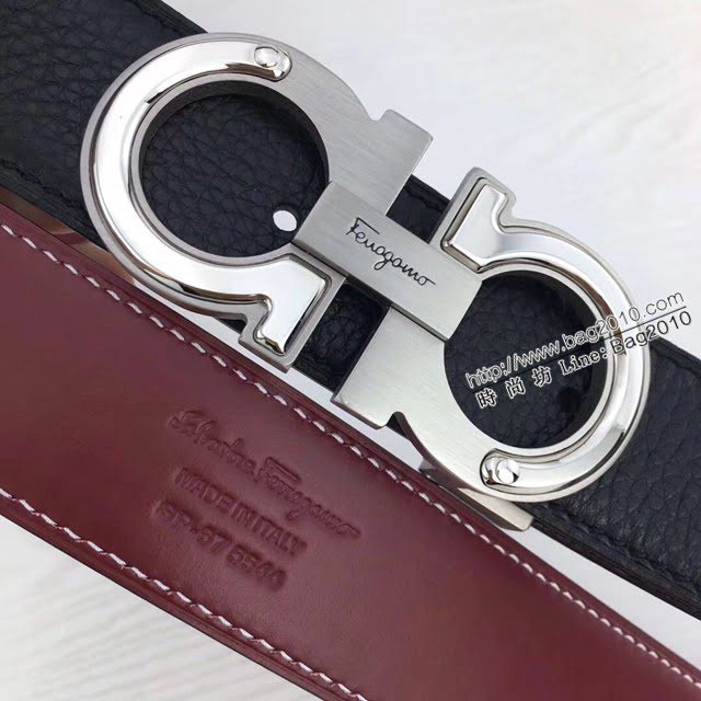菲拉格慕男士皮帶 Ferragamo雙面牛皮腰帶  jjp2126